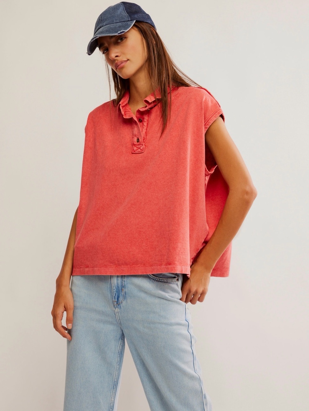 Free People x We The Free Keep On Polo - Picture 4 of 5